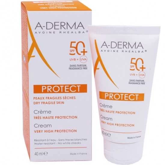 Aderma Protect SPF50 Crème Sans Parfum 40Ml