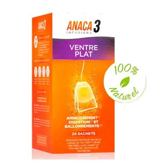 Anaca 3 Infusion Ventre Plat 24 Sachets