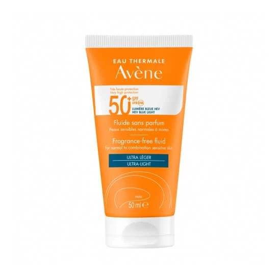 Avène Solaires Fluide Sans Parfum SPF50 50Ml
