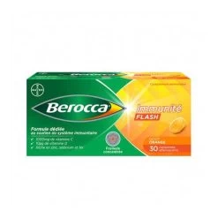 Berocca Immunité Flash 30 Comprimés Effervescents