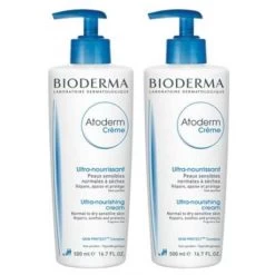 Bioderma Atoderm Crème Ultra Nourrissante Sans Parfum 500mlx2