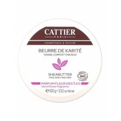 Cattier Beurre De Karité Parfum Fleur Des Îles 100 G