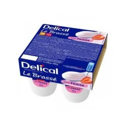 Délical Brassé Fraise 4x200 Grammes