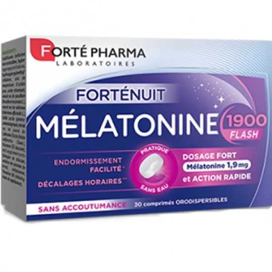 Forté Pharma Forté Nuit Mélatonine 1900 Flash 30 Comprimés