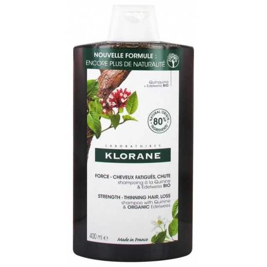 Klorane Shampooing Quinine Et Edelweiss Bio 400Ml