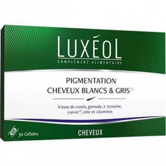 Luxéol Pigmentation Cheveux Blanc Et Gris 30 Gélules
