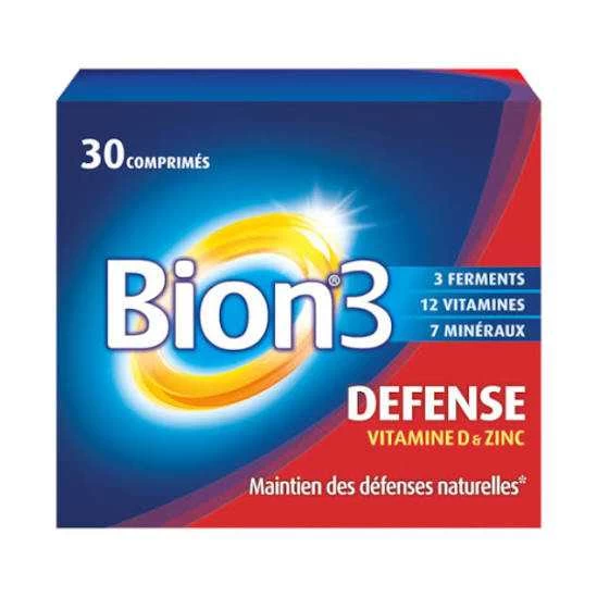 Merck Bion 3 Adulte Défense 30 Comprimés
