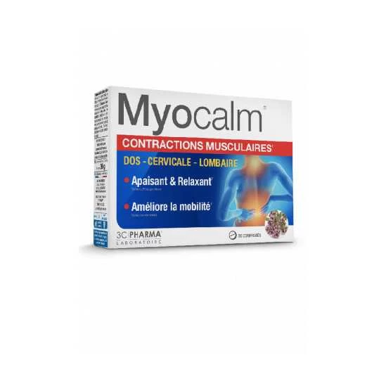 3C Pharma Myocalm Contractions Musculaires 30 Comprimés