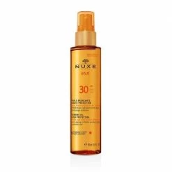 Nuxe Sun Huile Bronzante Visage Et Corps SPF30 Spray 150Ml