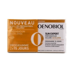 Oenobiol Sun Expert Préparation Solaire Accélérée 2x15 Capsules