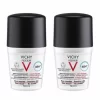 Vichy Homme Déodorant 48h Anti-transpirant Anti-traces 50ml X2