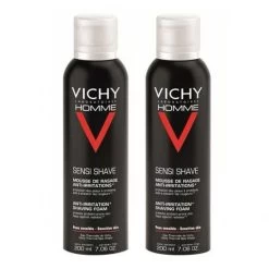 Vichy Homme Mousse De Rasage Anti-irritations 2x200ml